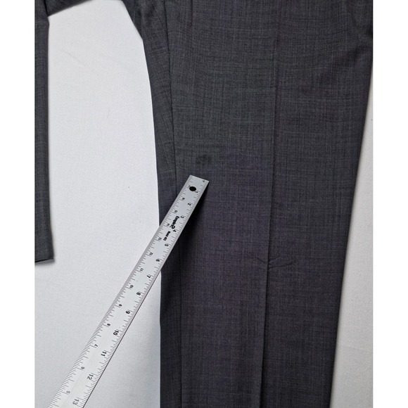 Michael Kors 2 Piece Suit Men 50L Gray Pants 44x32 Wool Blend Quiet Luxury *FLAW - Picture 12 of 16
